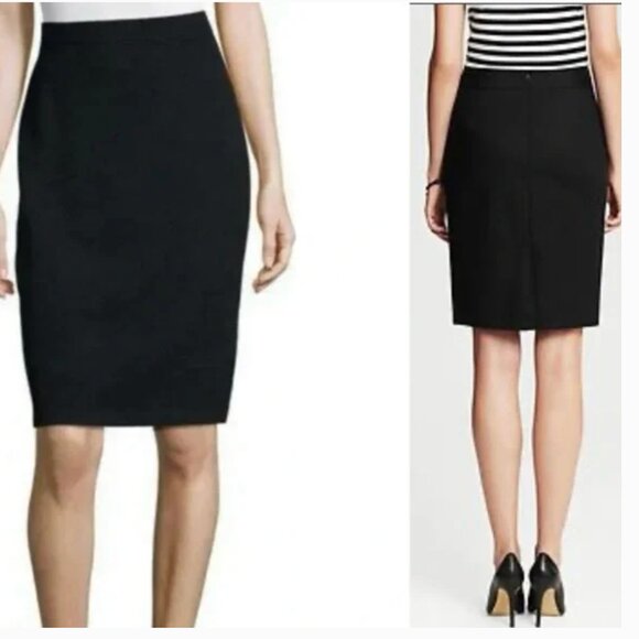 St. John Caviar Classic Black Women's Skirt Size 10 - Picture 3 of 10